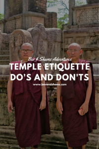 Temple Do's and Don'ts
