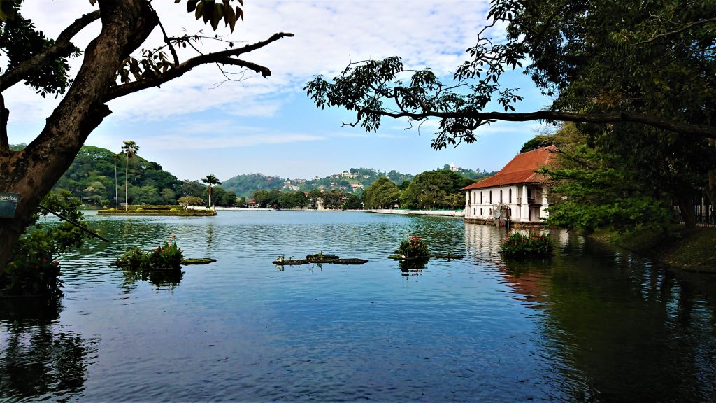 Kandy Lake, in Kandy Sri Lanka