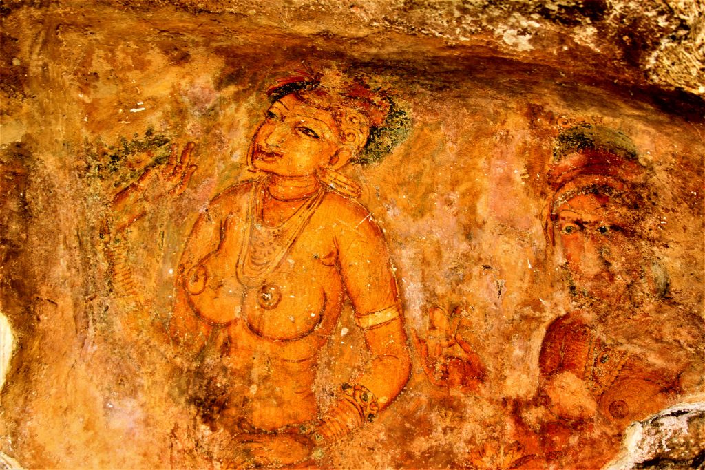 One thing you can't miss is the wall fresco's in Sigiriya Rock
