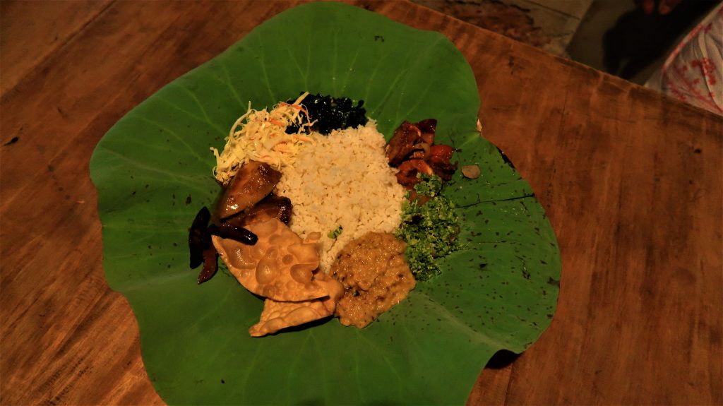 Our rice and curry at Nelum Kole 