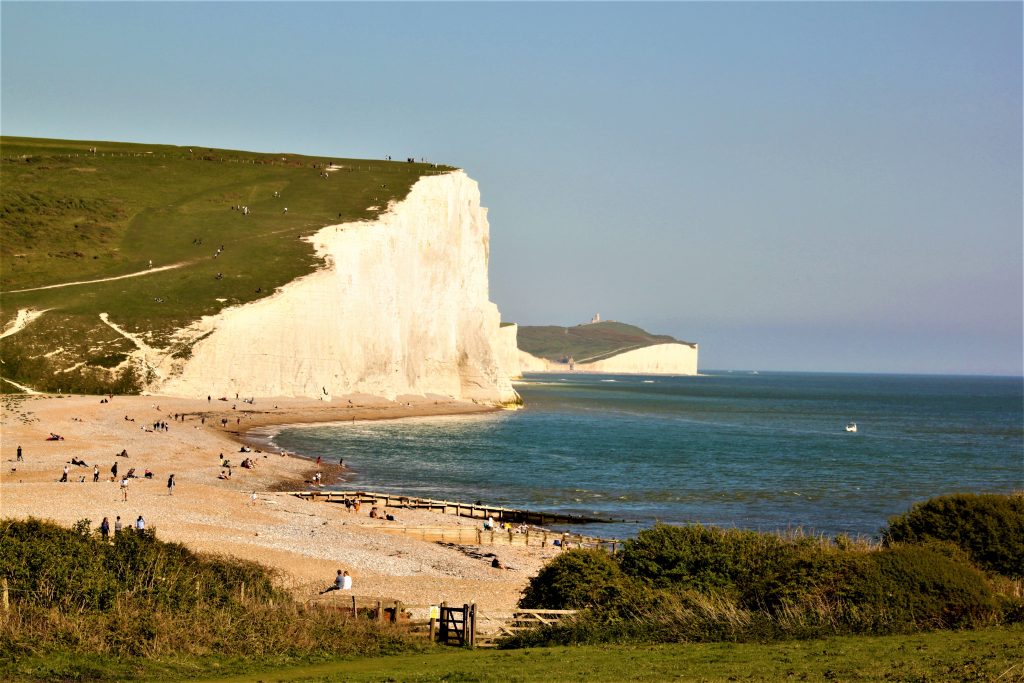 View of the Seven Sisters Cliff from Cuckmere Haven