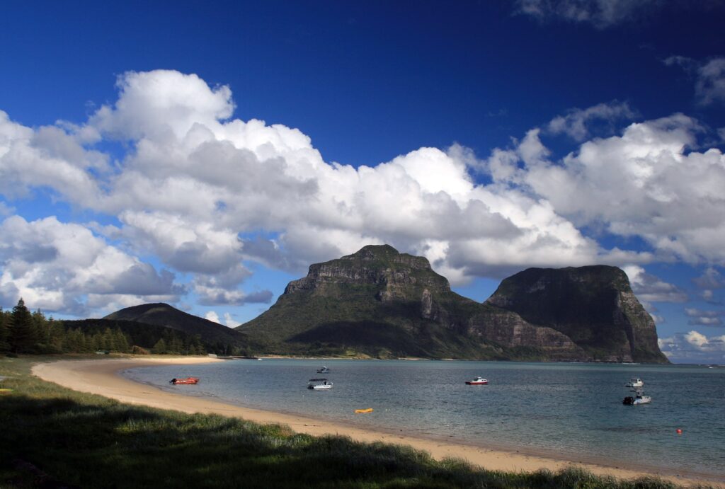 Lord Howe Island, one of the most secluded islands which has to one of the 5 best islands to visit in Australia
