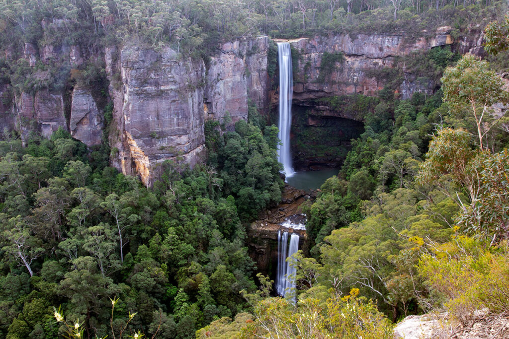 The cascading waterfalls at Kangaroo Valley, make this a tranquil day trip from Sydney