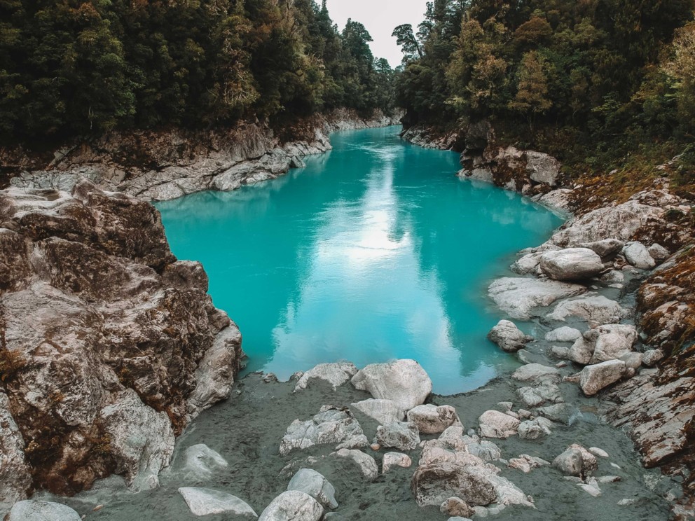 Hokitika Gorge, beautiful thermal sping in New Zealand