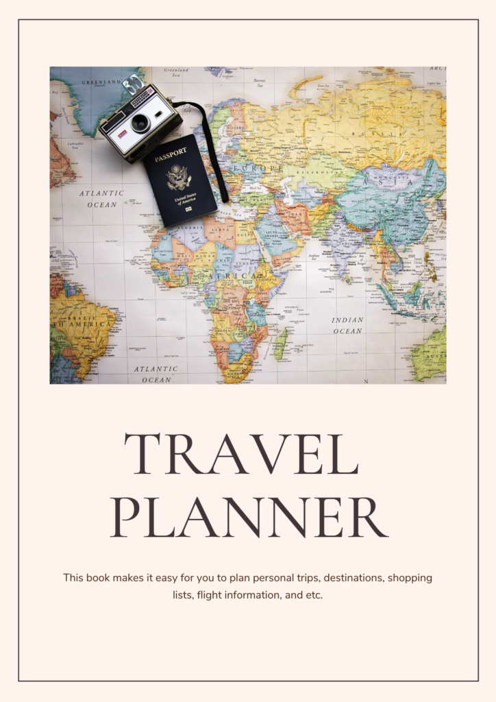 This handy travel planner, will help you plan you holiday from the moment you book the trip until you return home. Download today