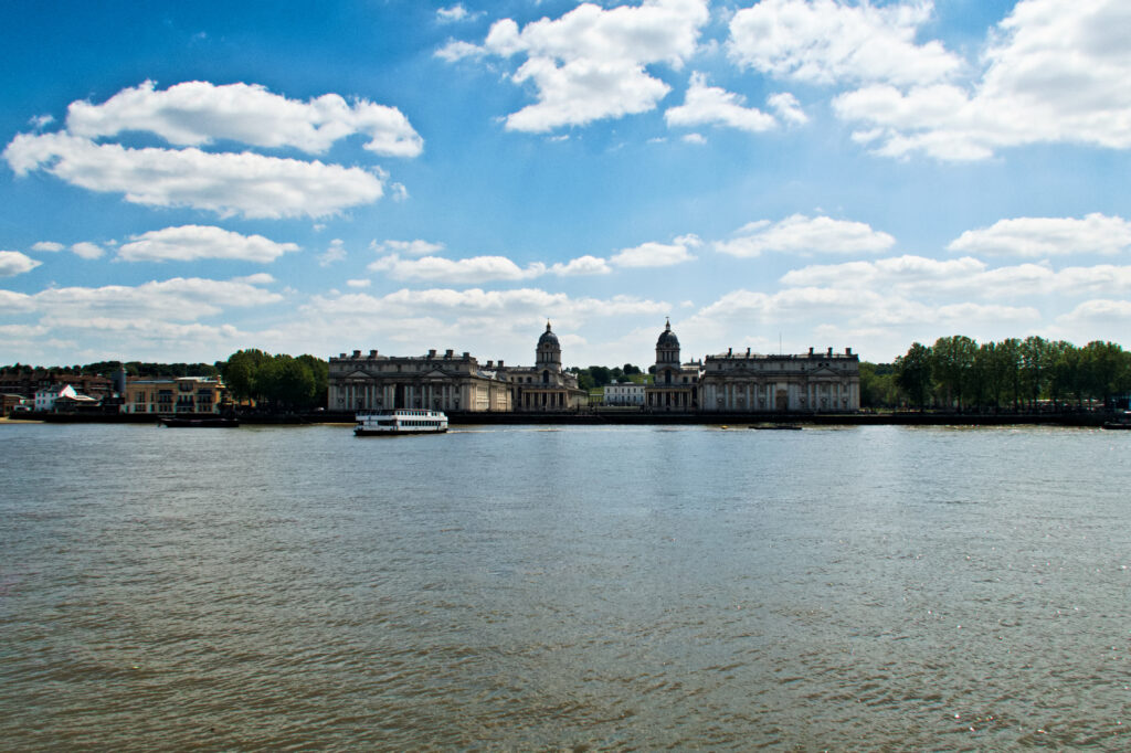 The view from Island Gardens to Greenwich