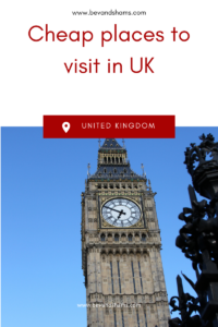 Cheap places to visit in UK