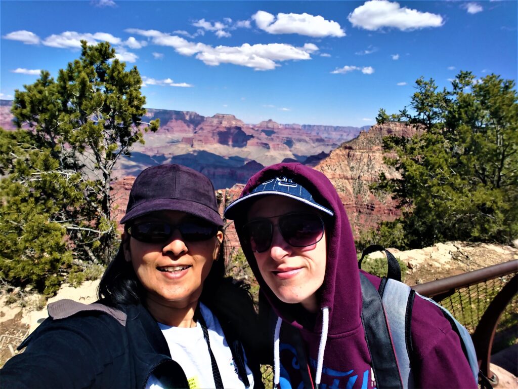 Bev & Shams Adventures on a day trip to Grand Canyon from Las Vegas