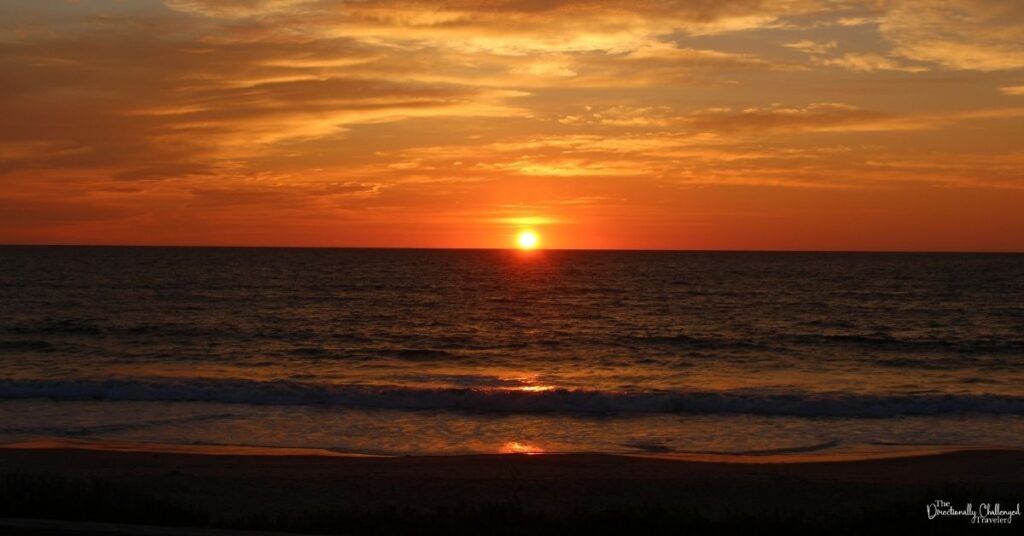 Outer Banks is a beautiful place to watch sunsets, making this a top summer vacation in USA