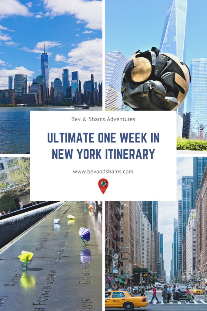 Ultimate One Week in New York Itinerary