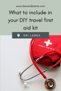 What to pack in your travel first aid kit
