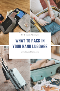 What to pack in your hand luggage