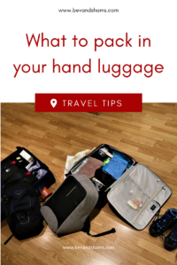 Minimalist packing checklist for the hand luggage