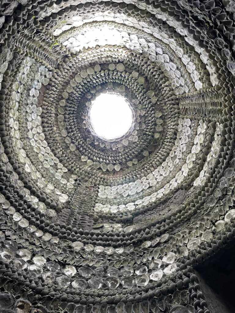 The mysterious Shell Grotto is one to visit on a day trip from London