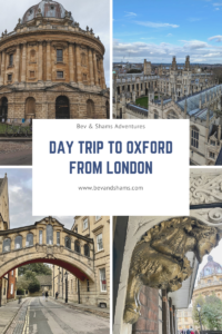 Day trip to Oxford from London