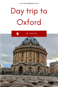 Day trip to Oxford