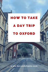 How to take a day trip to Oxford from London