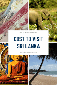 How much does it cost to visit Sri Lanka